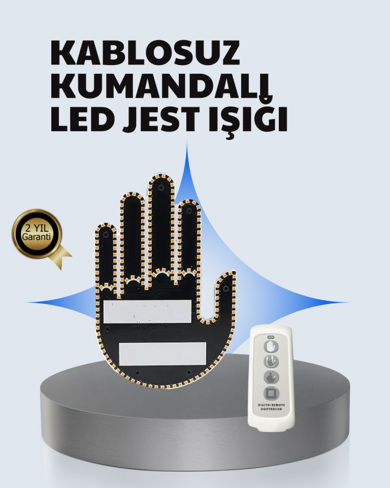 Uzaktan Kumandalı Çok Fonksiyonlu Araç Led Işığı - Lisinya