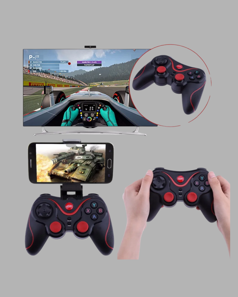 Kablosuz Bluetooth Oyun Kolu Mobil TV PC Uyumlu Ergonomik Tasarım - Lisinya