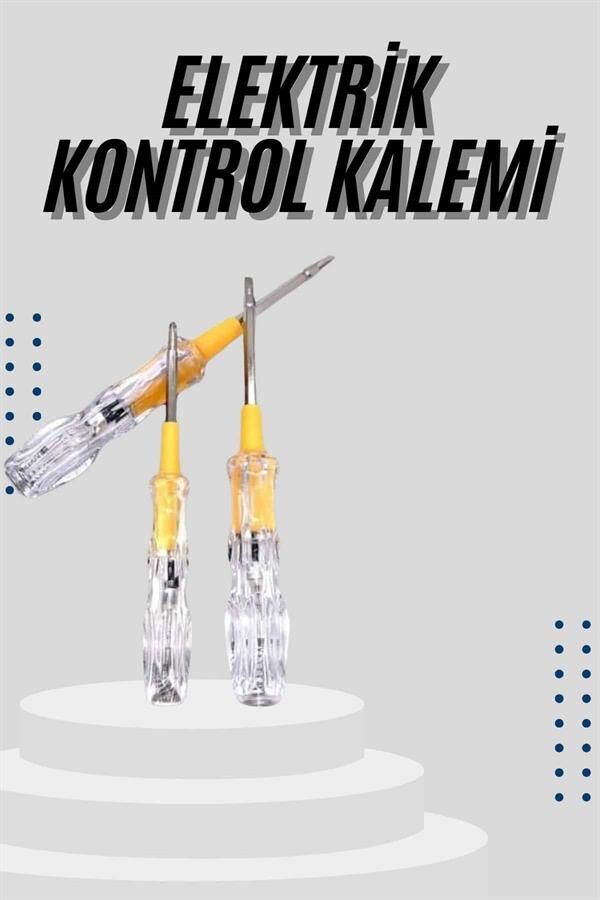 Kontrol Kalemi Çift Taraflı Uçlu Elektrik Akım Test Cihazı - Lisinya