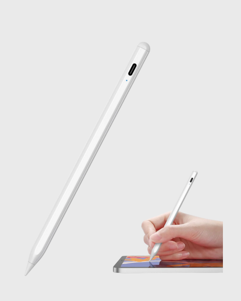Type-C Şarjlı Dokunmatik Kalem – iPad, iPhone ve Android Uyumlu, Sessiz Çalışan - Lisinya
