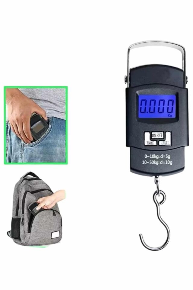 50 Kg Dijital El Terazisi Cep Tartısı El Kantarı Terazi - Lisinya