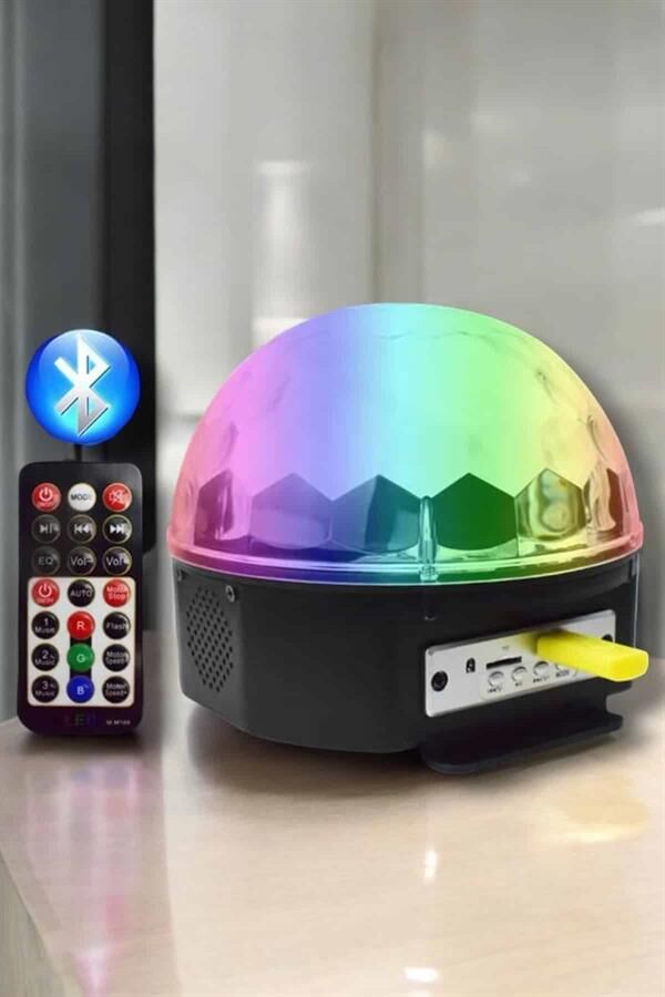 YamanHobi Masaüstü Disko Topu Işık Bluetooth ve Uzaktan Kumandalı