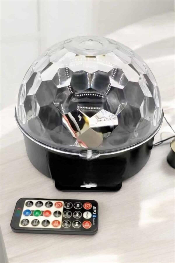 YamanHobi Masaüstü Disko Topu Işık Bluetooth ve Uzaktan Kumandalı