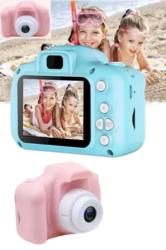 Dijital Fotoğraf Makinesi Çocuk Mini 1080p HD Kaliteli Renkli - Lisinya
