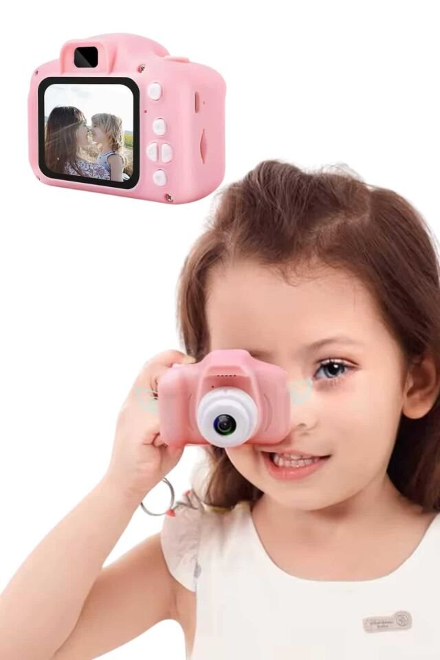 2.0 Inç Ekran Mini 1080p Hd Çocuk Kamera Dijital Fotoğraf Makinesi - Lisinya