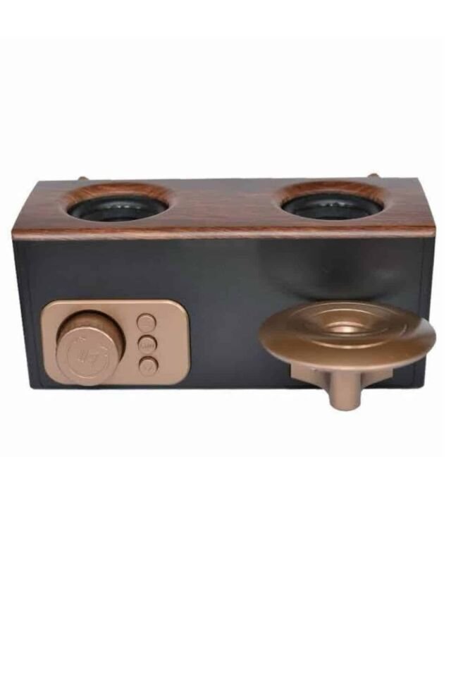 YamanHobi Nostaljik Ahşap Bluetooth Radyo FM AM SW SD Kart AUX Kahverengi
