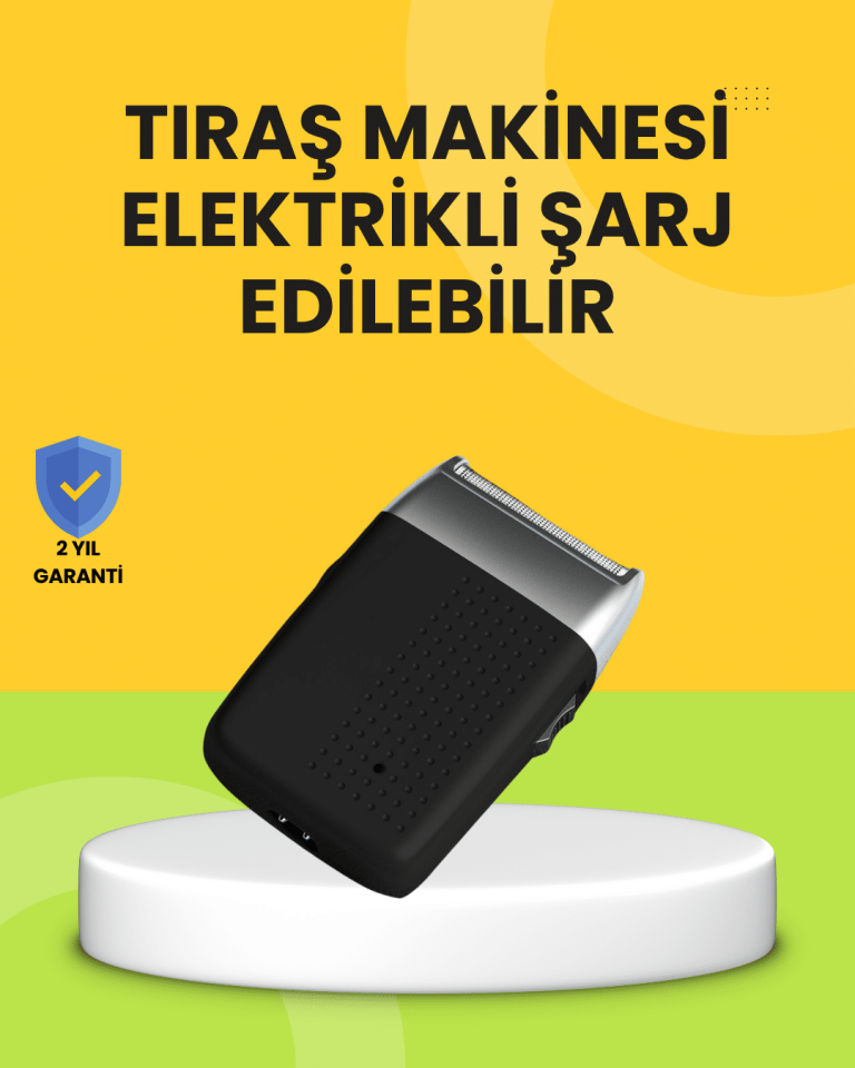 Sessiz, Güçlü ve Şık: Erkeklere Özel Şarjlı Tıraş Makinesi - Lisinya