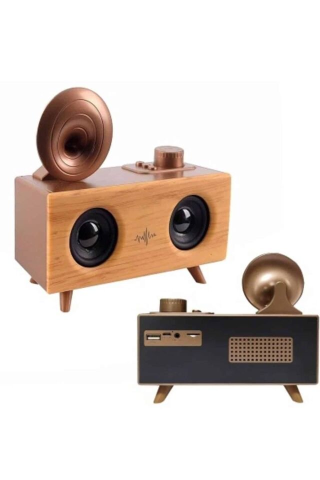 Nostaljik Radyo Bluetooth Bağlantılı Şarjlı Yüksek Ses Kaliteli - Lisinya