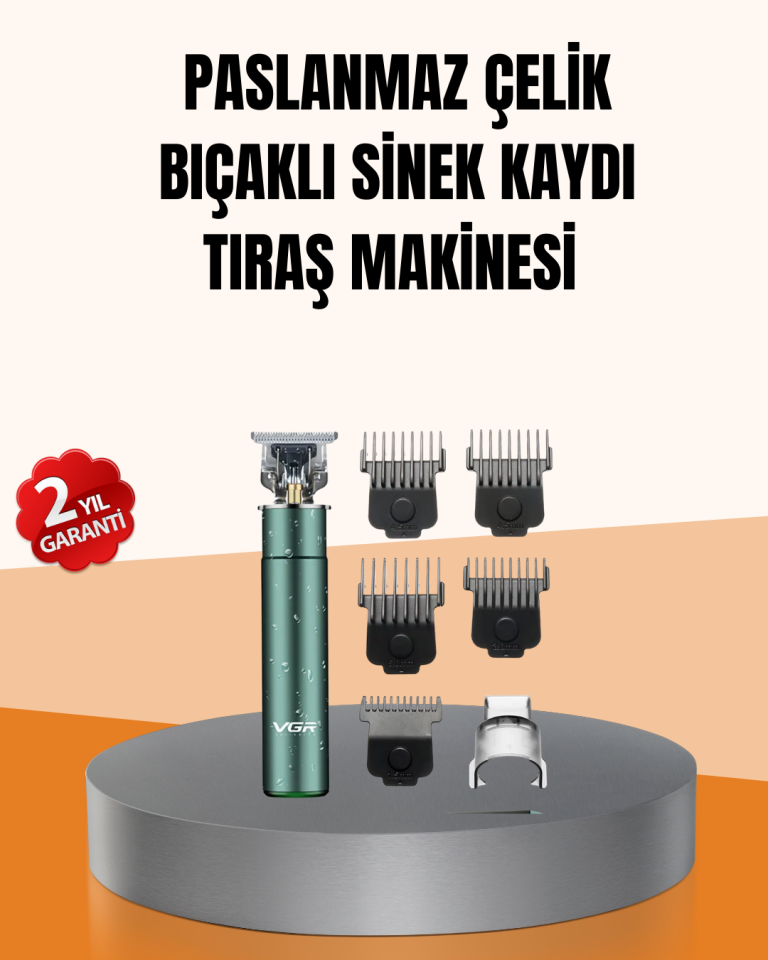 USB Hızlı Şarjlı 3 Saat Kullanımlı Saç Kesme Makinesi - Lisinya