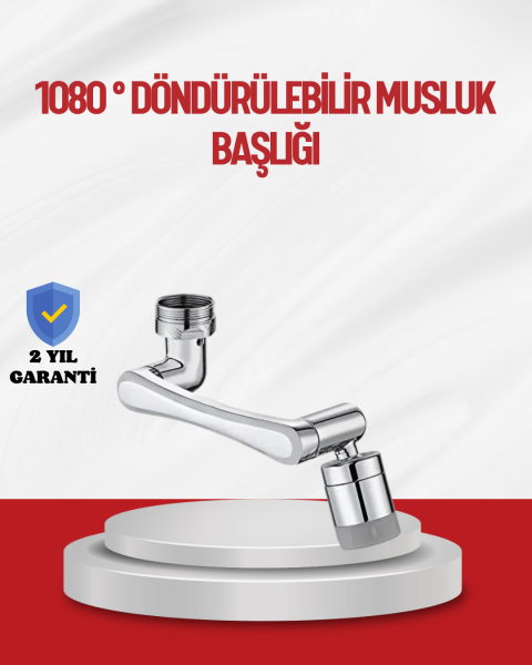 1080° Çok Yönlü Musluk Aparatı Püskürtme ve Köpük Akışlı