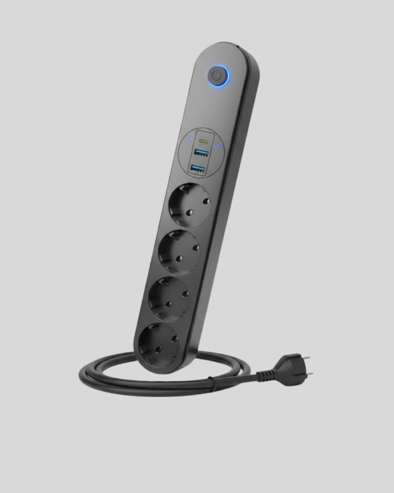 Akıllı Akım Dengelemeli 4’lü Çoklu Priz Type-C ve USB Çıkışlı - Lisinya