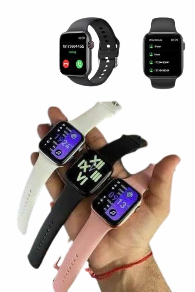 Akıllı Saat Yeni Nesil Android ve İOS Uyumlu Titreşim Modlu Alarm Kronometre - YamanHobi