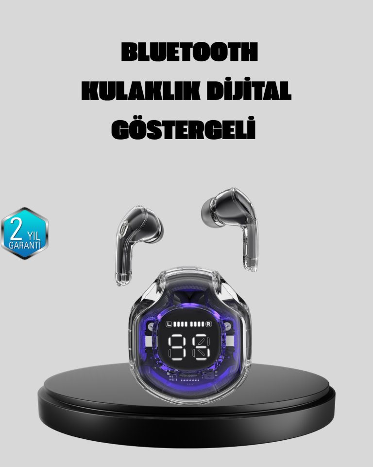 YamanHobi Bluetooth 5.3 Kulaklık ENC Destekli Dokunmatik Kablosuz Kulaklık