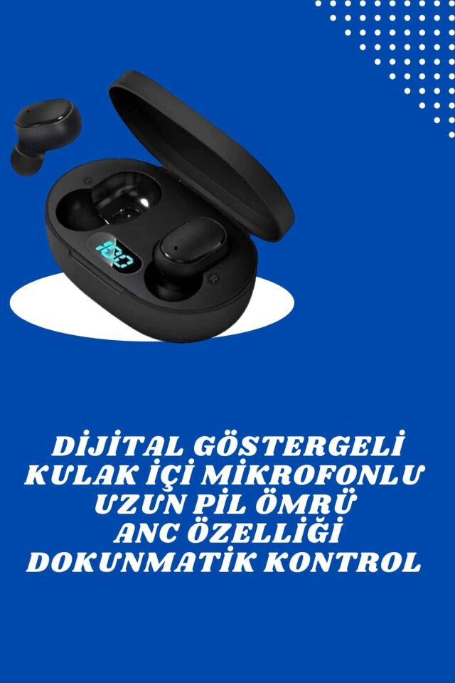 Çift Kulaklık Kampanyası Dokunmatik Kontrol Kulak İçi Yüksek Ses Kaliteli Mikrofonlu - Lisinya