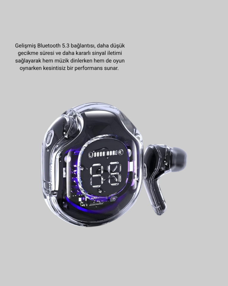 YamanHobi Bluetooth 5.3 Kulaklık ENC Destekli Dokunmatik Kablosuz Kulaklık