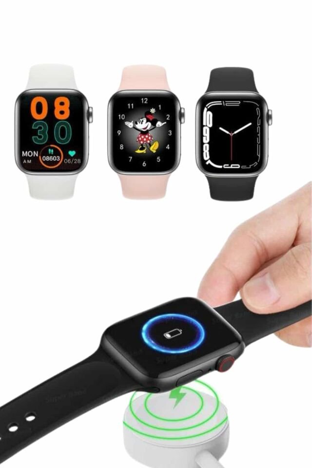 Akıllı Saat Yeni Nesil Android ve İOS Uyumlu Titreşim Modlu Alarm Kronometre - YamanHobi