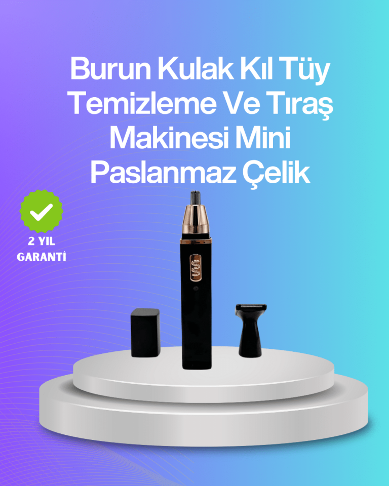 Sessiz çalışan tüy düzeltici burun ve kulak makinesi