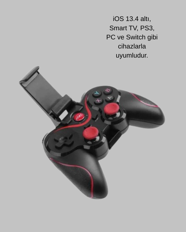 Çift Analog Joystick ve 14 Tuşlu Bluetooth Oyun Kumandası - Lisinya