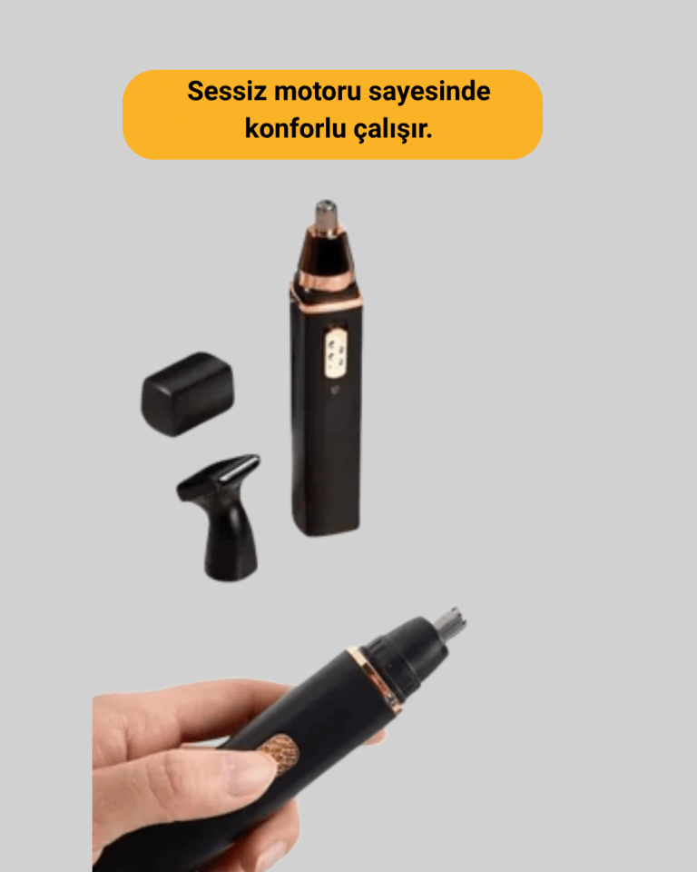 Sessiz çalışan tüy düzeltici burun ve kulak makinesi - Lisinya