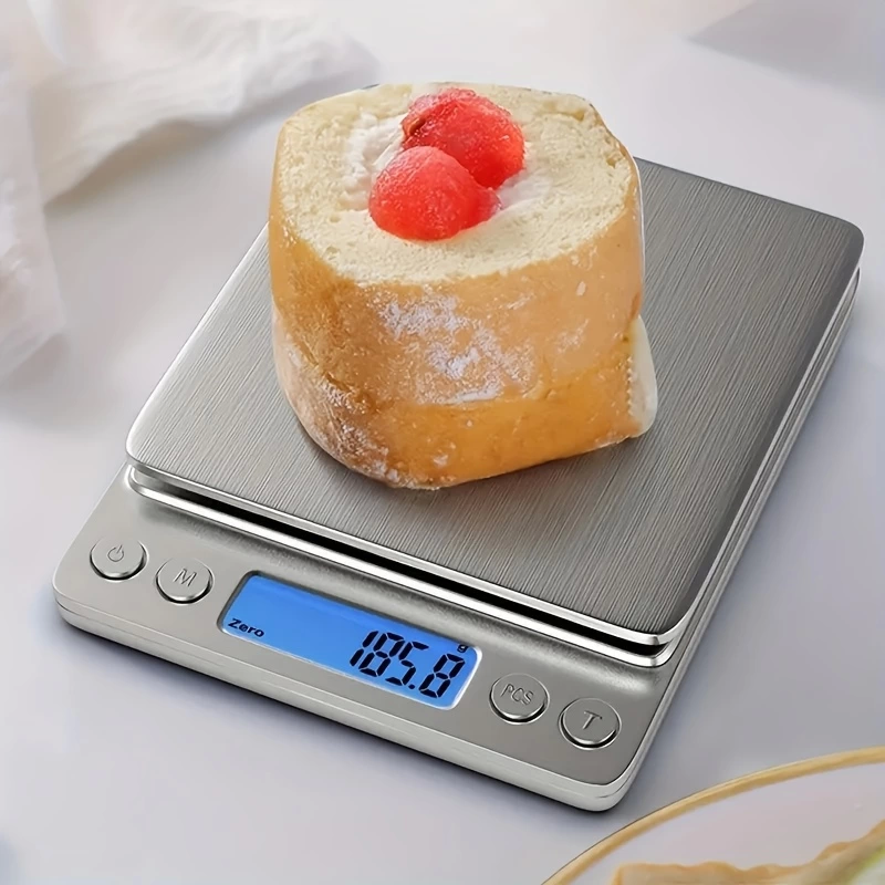 Pratik Dijital Hassas Mutfak Terazisi Hassas Tartı 2000 Gr./0.1 Gr. Hassasiyet ( Lisinya )