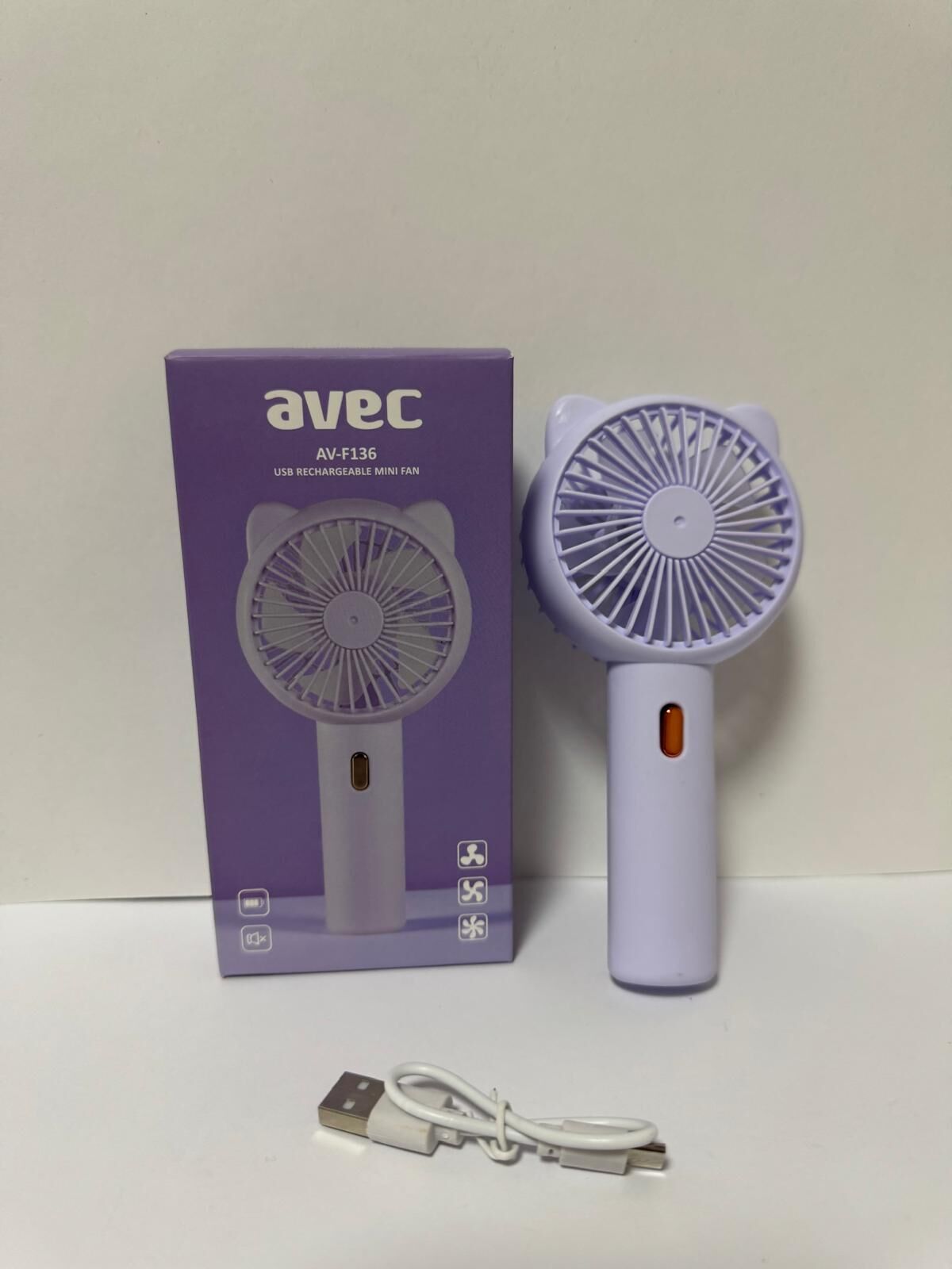 AV-F139 USB MİNİ FAN MOR