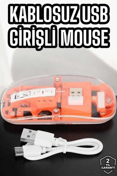 Fare Mouse Çift Modlu Kablosuz Bağlantılı 2.4GHz Destekli Yeni Nesil