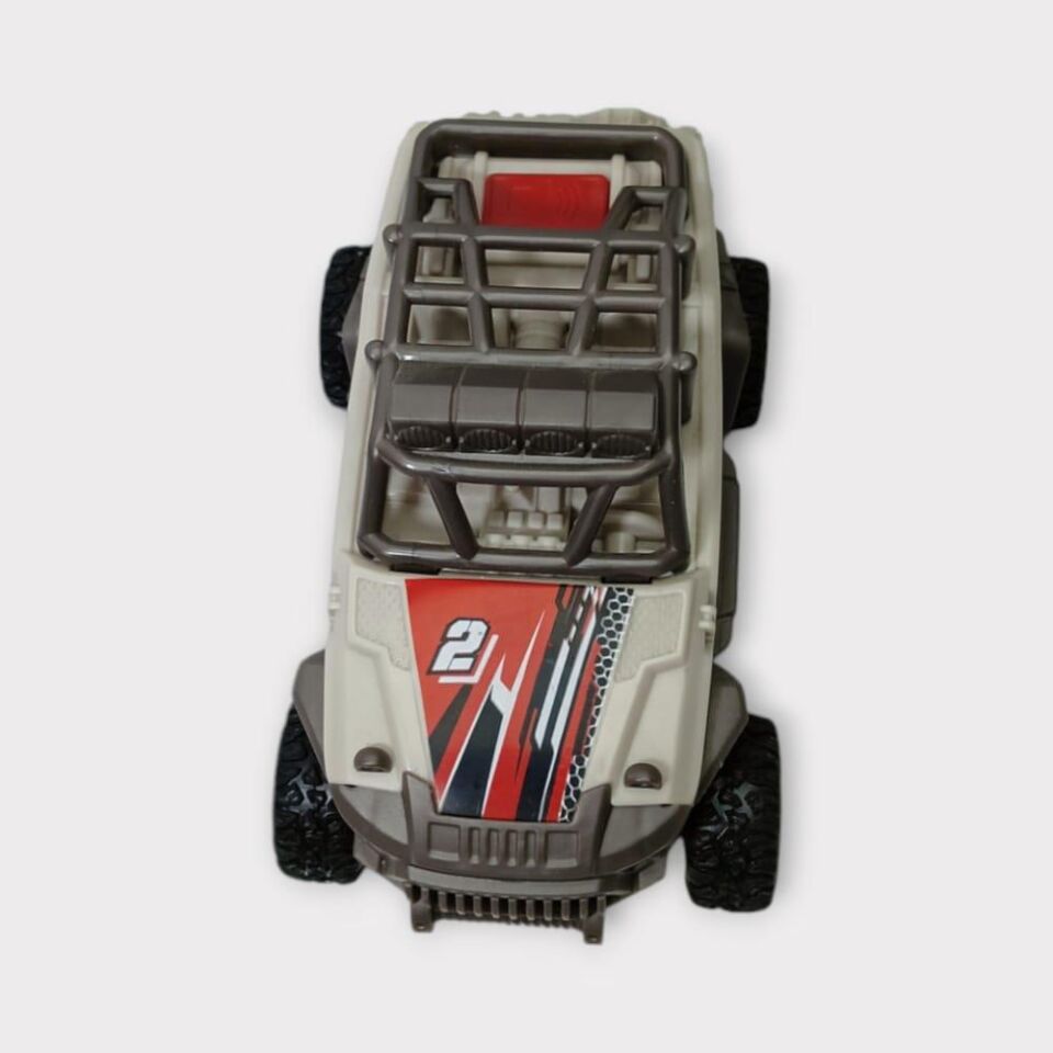 Maxx Wheels Sesli ve Işıklı Arazi Aracı Buggy - 666-18PA - Gri (Lisinya)