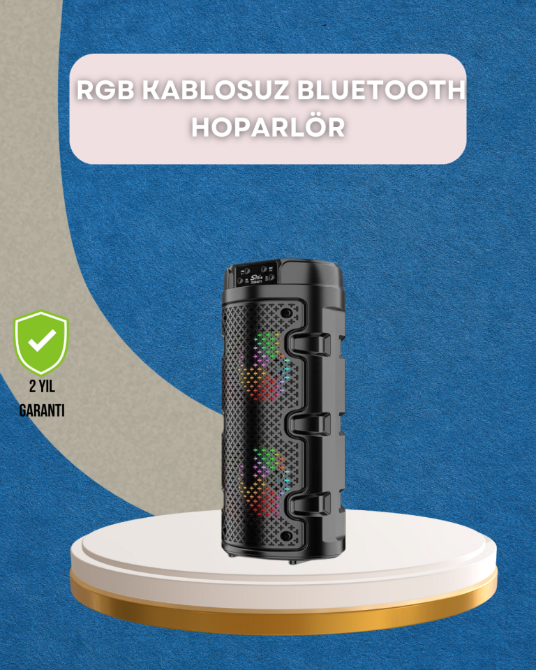 USB, SD Kart ve AUX Girişli Taşınabilir Hoparlör - Lisinya