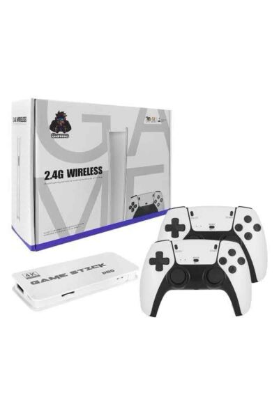 yeni nesil 3D 4K 2000 Oyunlu Game Stick Oyun Konsolu Çift Konsol