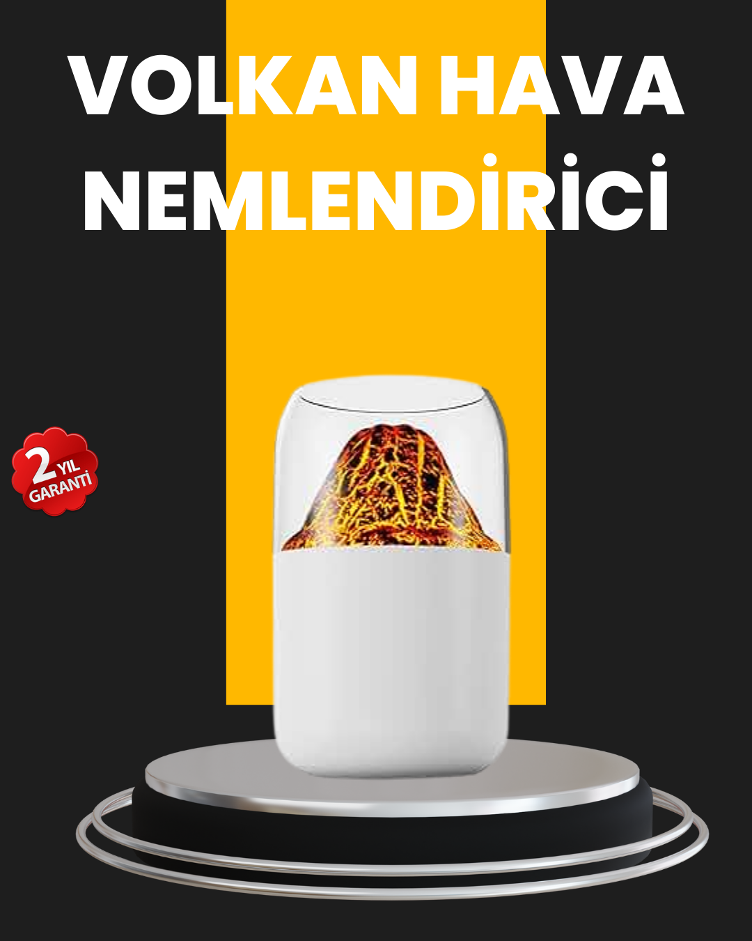 Su Hazneli LED Işıklı Aromaterapi Difüzörü - Lisinya