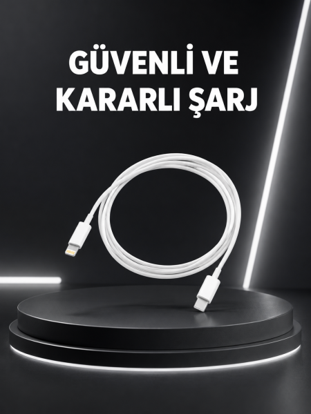 Dayanıklı TPE Lightning Kablo – 30W Hızlı Şarj ve Veri Transferi - Lisinya