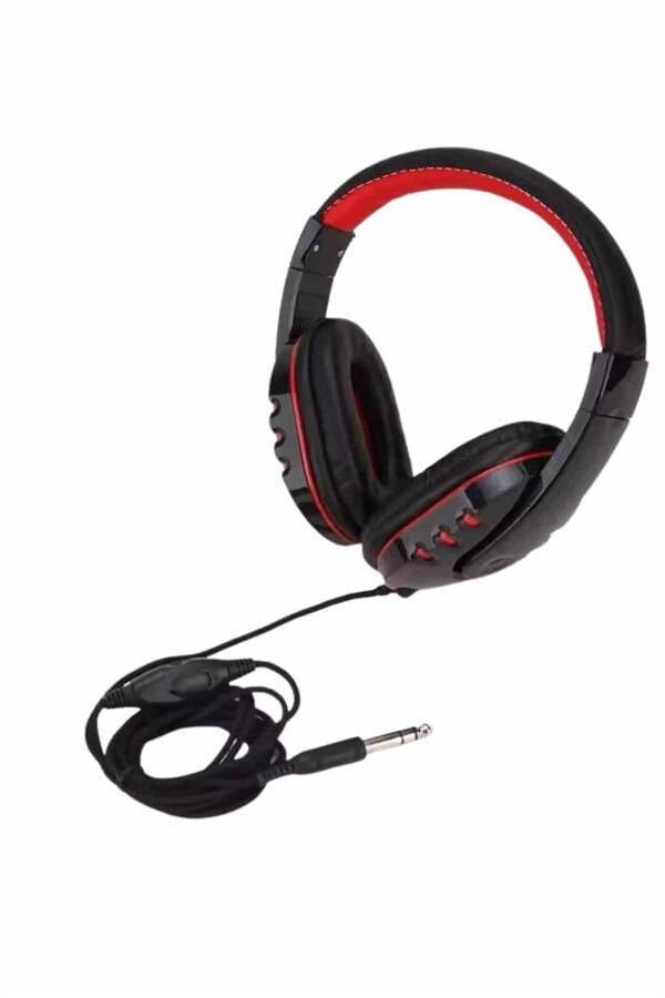 Oyuncu Kulaklığı Kulak Üstü Kablolu Stereo Mikrofonlu Yumuşak Kulak Yastığı - Lisinya