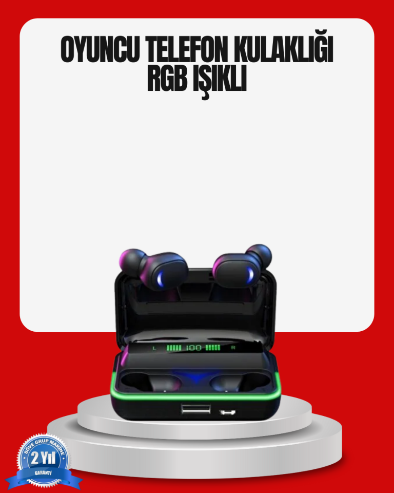 RGB Oyuncu Bluetooth Kulaklık Düşük Gecikmeli Kablosuz 5.1 - Lisinya