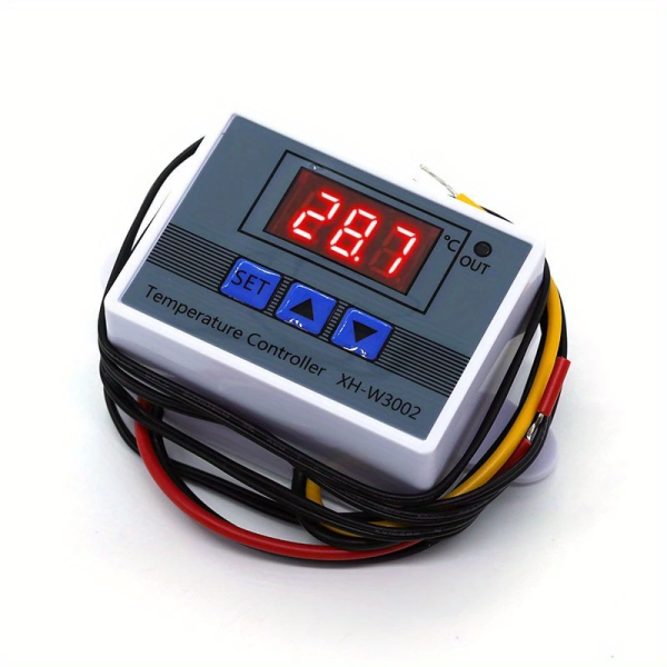 Dijital Termostat XH-W3002 LED Ekranlı Sıcaklık Kontrol Cihazı 220V ( Lisinya )
