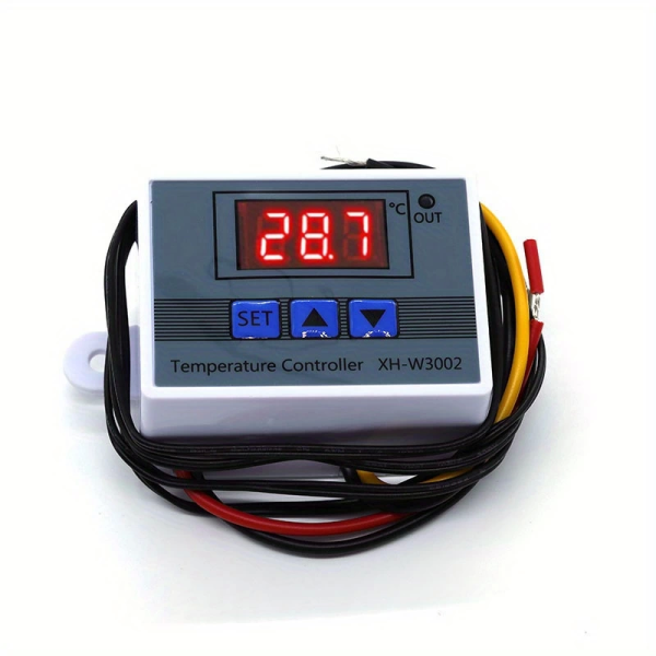 Dijital Termostat XH-W3002 LED Ekranlı Sıcaklık Kontrol Cihazı 220V ( Lisinya )