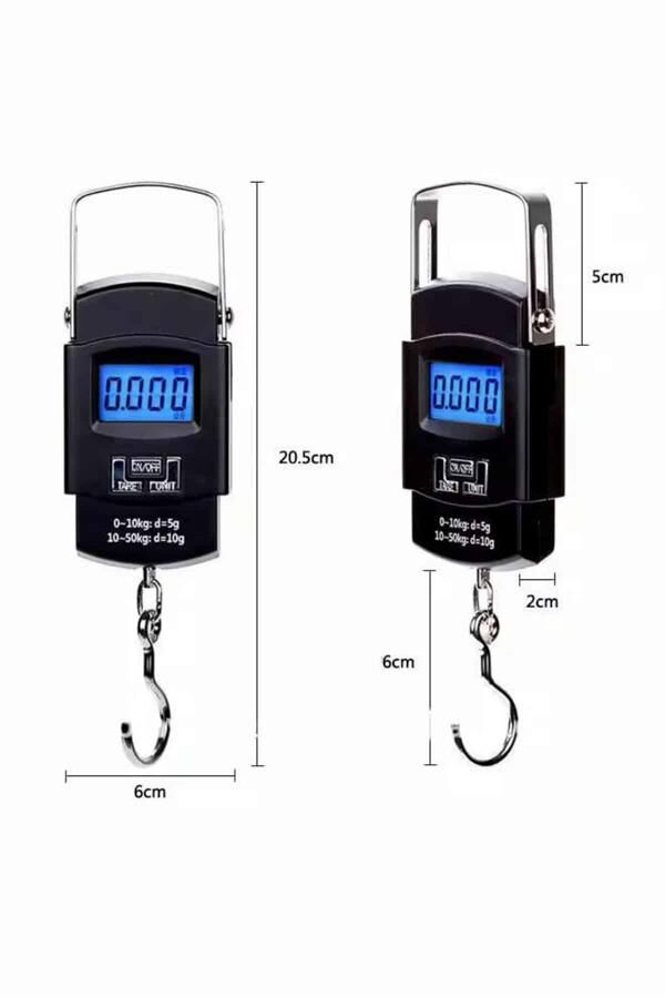 El Kantarı Dijital El Terazisi 50 Kg Kapasiteli LCD Ekranlı - Lisinya
