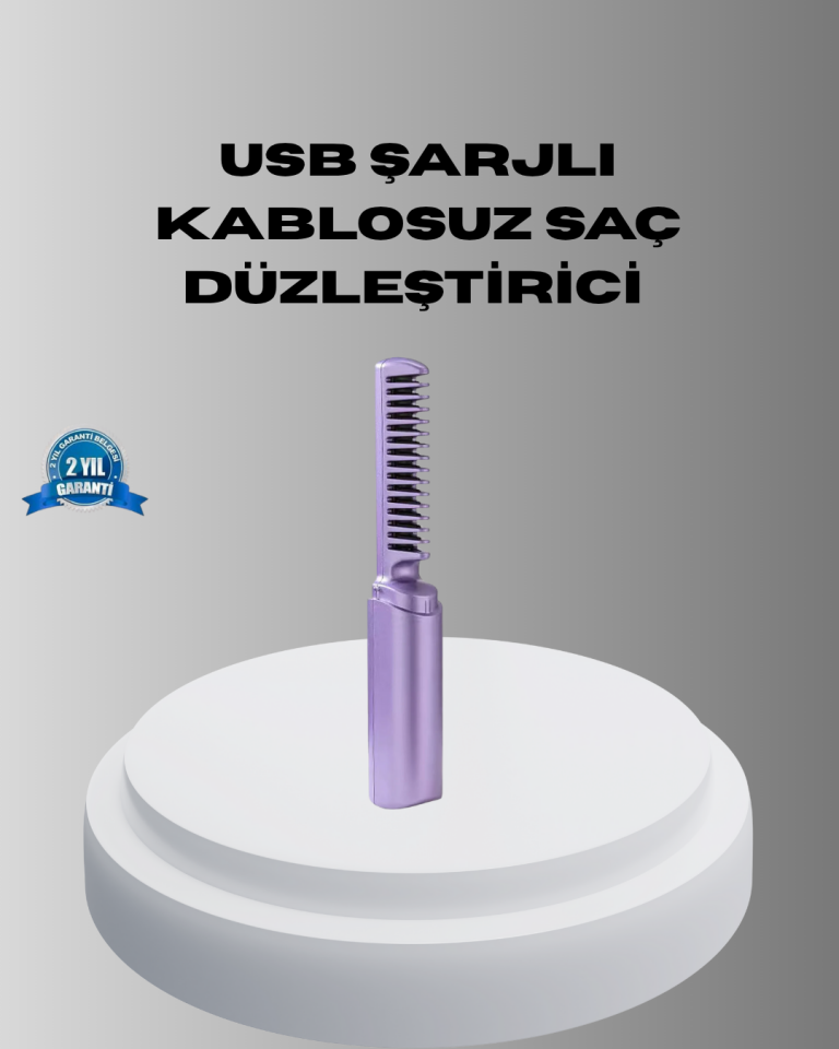 Profesyonel Saç Düzleştirici – Saç Tipine Göre Ayarlanabilir Sıcaklık ve Koruma - Lisinya
