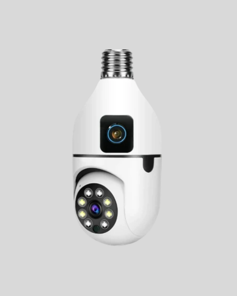 WiFi Ampul Güvenlik Kamerası 1080P Full HD Gece Görüşlü ve Hareket Algılamalı