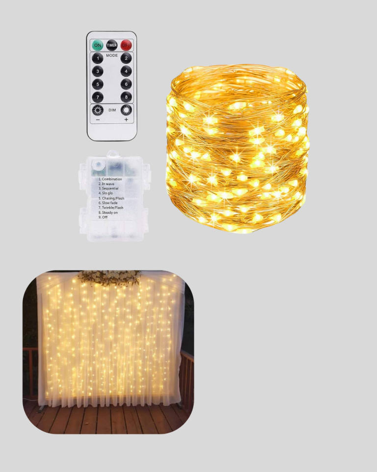 Uzaktan Kumandalı Perde Tipi Günışığı Peri Led Işık Dekorasyon - Lisinya