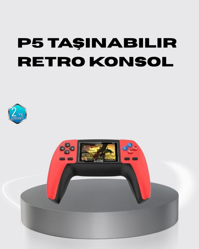 Taşınabilir Retro Oyun Konsolu – 520 Efsane Oyun Tek Cihazda - Lisinya
