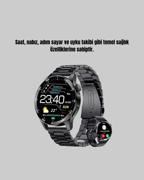 Bluetooth Akıllı Saat – Nabız, Adım Sayar, Uyku Takibi ve Spor Modlarıyla Akıllı Yaşam Asistanı
