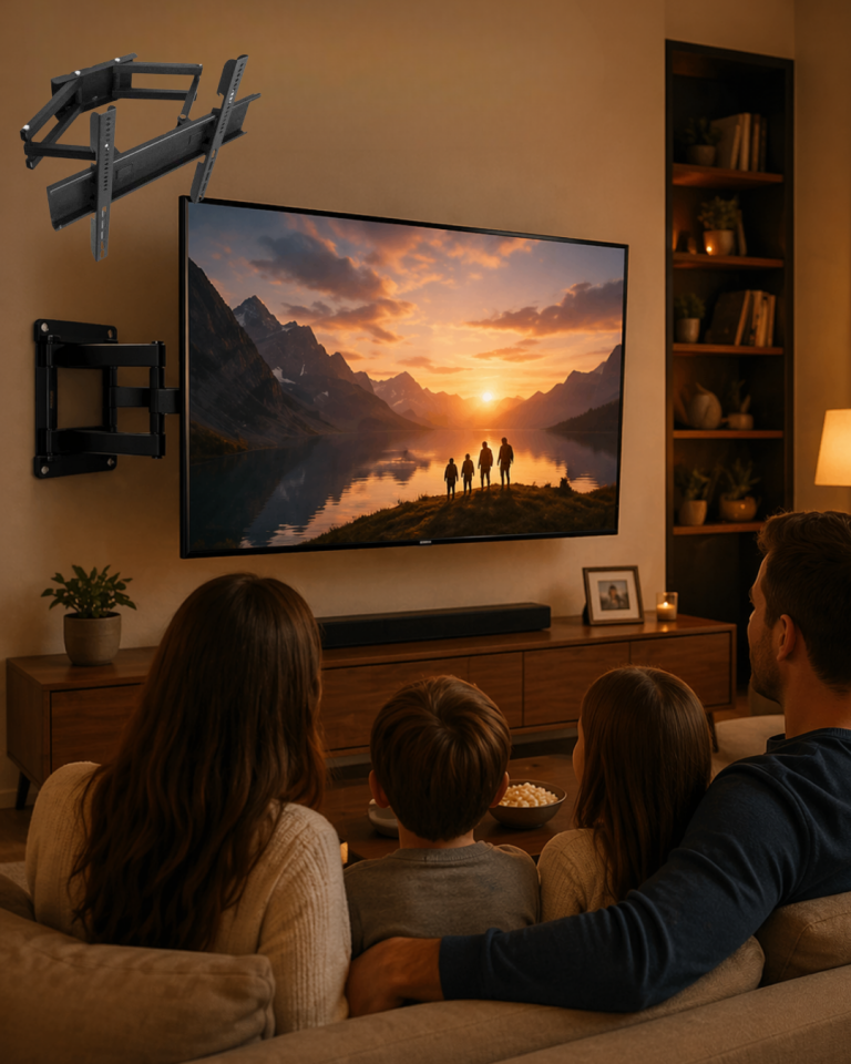 32 55 İnç Ayarlanabilir TV Askı Aparatı Güçlü  Duvar Tipi Askı - Lisinya