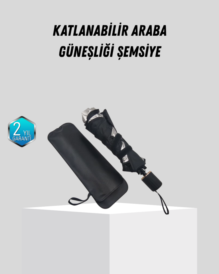Ön Cam Güneşliği – Kalın Kumaş ve Cam Elyaf İskelet ile Maksimum UV Koruma - Lisinya