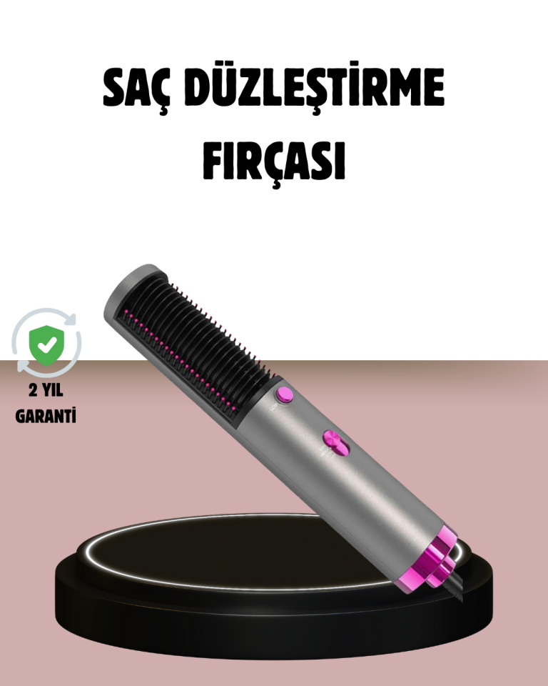 Sıcak Hava Fırçası – Saç Kurutma, Düzleştirme ve Şekillendirme
