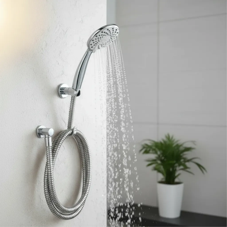 Yağmur Damlama Sistemli Banyo Duş Başlığı Armatürü Fiskiyesi ( Lisinya )
