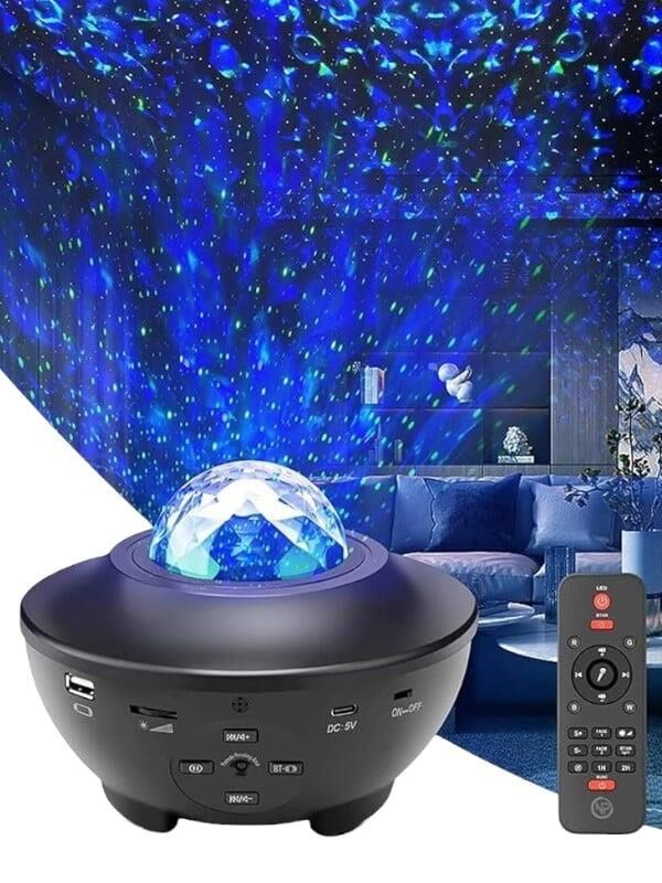 YamanHobi Bluetooth Hoparlörlü Yıldız Projektör 10 Renkli