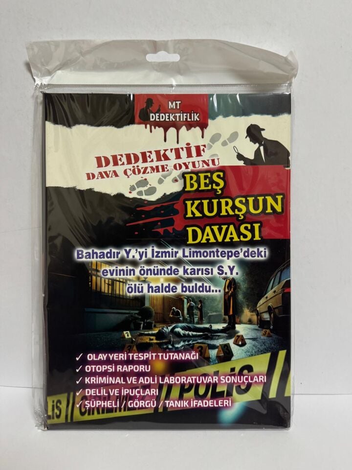 Dedektif Dava Çözme Oyunu  Beş Kurşun Davası