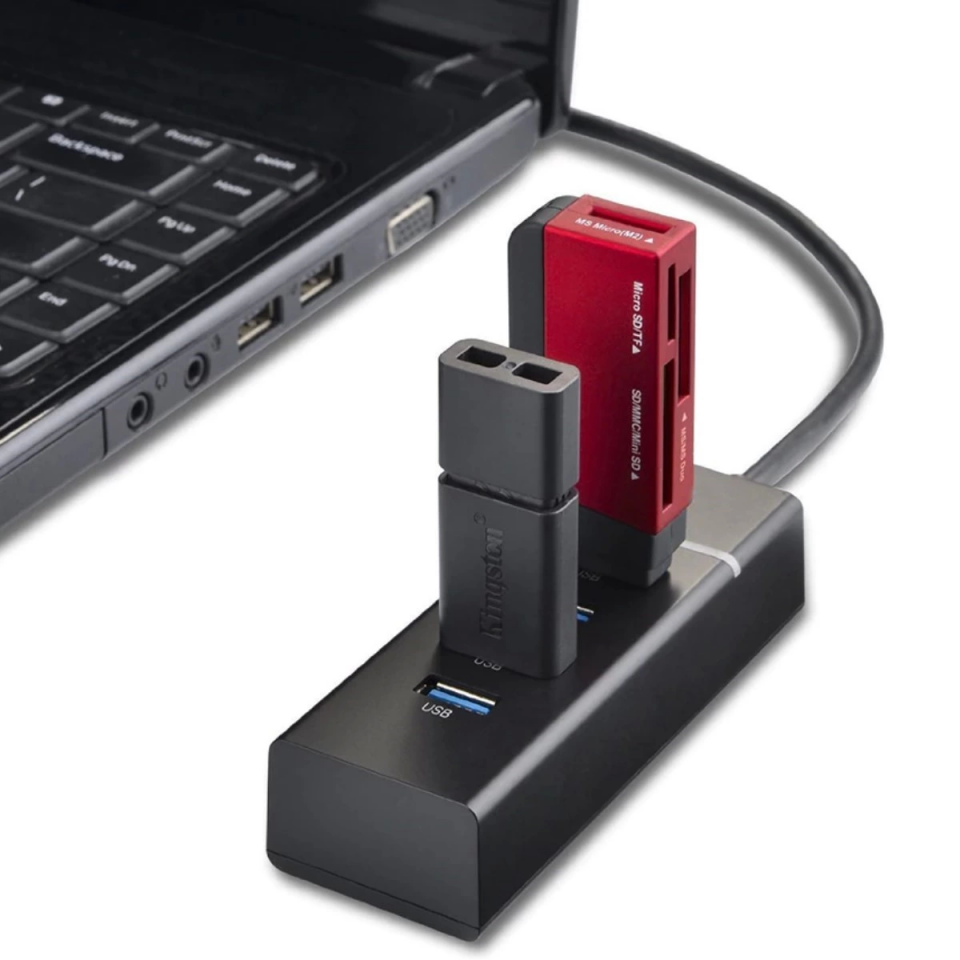 YamanHobi 4 Port USB 3.0 Çoklayıcı Hub 1.2 Metre Kablolu USB Çoğaltıcı Adaptör