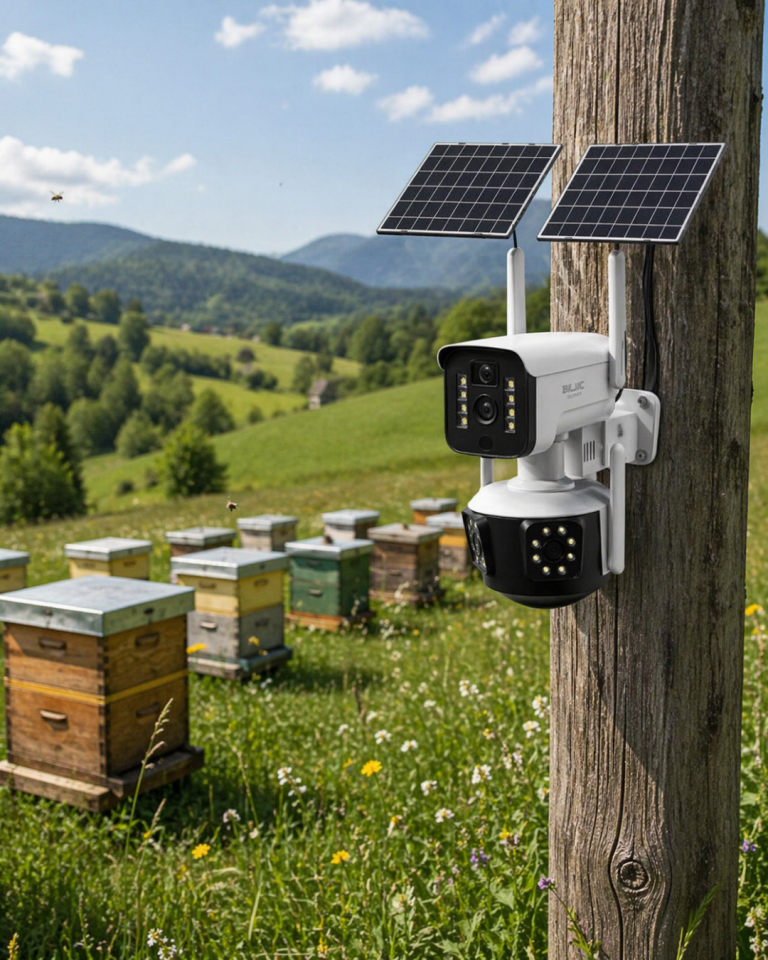 Güneş Enerjili Çiftlik Kamerası 9MP 4G SIM Kartlı Solar Güvenlik Kamerası 2 Yıl Garantili - Lisinya