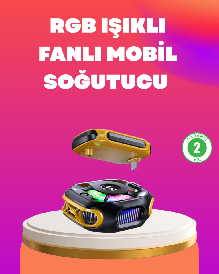 Type-C Girişli AI Modlu Yüksek Performanslı Telefon Soğutucu - Lisinya